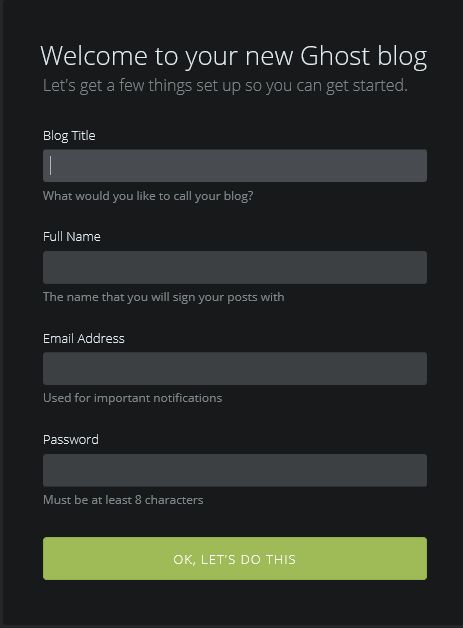 welcome to your new ghost blog